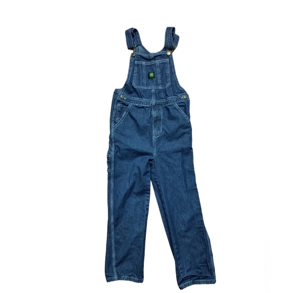 John Deere Bottoms John Deere Denim Blue Bib Overalls Boys 8 Poshmark